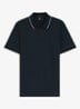 Slim fit polo van katoen - Blauw