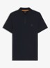 Slim-fit polo van stretchkatoen met logopatch - Dark Blue-404 / Blauw