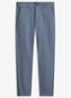 Slim-fit satijnen chino van stretchkatoen - Medium Blue-424 / Blauw