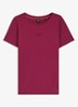 Slim-fit T-shirt van katoen met logostiksel - Rood