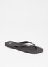 Slipper met logo - Zwart