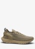 Sneaker met gebreid bovenwerk en logo - Beige