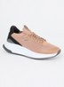 Sneaker met gebreid bovenwerk en suède details - Camel