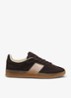 Sneaker van suède - Donkerbruin