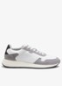 Sneakers met details van suède - Wit