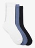 Sokken in katoenblend in 3-pack - Blauw