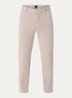 Straight fit chino met stretch - Beige
