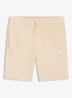 Straight fit korte broek van sweatstof met logopatch - Light/Pastel Orange-837 / Oranje