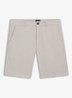 Straight fit korte chino met steekzakken - Open Grey-070 / Grijs