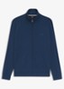 Sweatvest met logoborduring - Donkerblauw