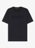 T-shirt met logo - Donkerblauw