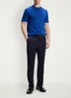 T-shirt met logoborduring - Medium Blue-429 / Blauw