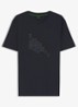T-shirt met logoprint - Blauw