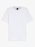 T-shirt met structuur - Wit