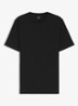 T-shirt met structuur - Black-001 / Zwart