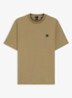 T-shirt van gemerceriseerde katoen met Double B-monogram - Donkerbeige