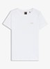 T-shirt van katoenen jersey met logodetail - White-100 / Wit
