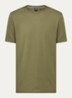T-shirt van katoenen jersey met logodetail - Legergroen