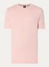 T-shirt van katoenen jersey met logodetail - Roze