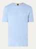 T-shirt van katoenen jersey met logopatch - Blauw