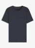 T-shirt van katoenen jersey met logopatch - Dark Blue-406 / Donkerblauw
