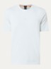 T-shirt van stretchkatoen met contrastlogo - Light/Pastel Grey-053 / Grijs