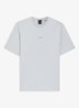 T-shirt van stretchkatoen met contrastlogo - Light/Pastel Grey-054 / Grijs