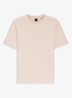 T-shirt van stretchkatoen met contrastlogo - Open Pink-690 / Roze
