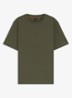 T-shirt van stretchkatoen met contrastlogo - Bright Green-325 / Groen