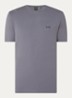 T-shirt van stretchkatoen met logodetail - Dark Beige-251 / Beige