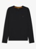Tacks longsleeve met logo - Zwart