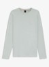 Tacks longsleeve met logo - Lichtgrijs