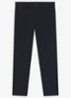 Tapered fit chino in katoenblend - Blauw