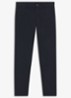 Tapered fit chino met steekzakken - Donkerblauw