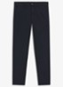 Tapered fit chino met steekzakken - Donkerblauw