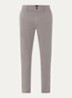 Tapered fit chino met steekzakken - Lichtgrijs