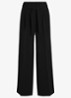 Tapiana high waist wide fit pantalon - Zwart