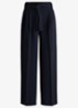 Tapiana high waist wide fit pantalon - Donkerblauw