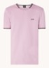 Taul T-shirt met logo en stretch - Oudroze