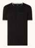 Taul T-shirt met logo en stretch - Zwart