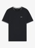 Taul T-shirt met logo en stretch - Blauw