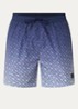 Vale zwemshorts met logoprint - Indigo
