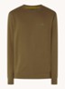 Westart sweater met logo - Bronsgroen