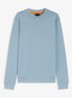 Westart sweater met logo - Lichtblauw