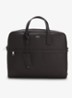 Zair businesstas van leer met 15 inch laptopvak - Donkerbruin