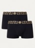 Boxershorts met logoband in 2-pack - Zwart