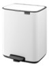 Bo pedaalemmer 12 liter - Wit