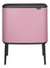 Bo Touch Bin prullenbak 11 + 23 liter - Donkerroze