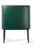 Bo Touch Bin recyling duo prullenbak met deksel op pootjes 11 + 23 liter - Donkergroen