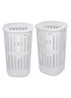 Collect-It wasmand 55 liter set van 2 - Wit
